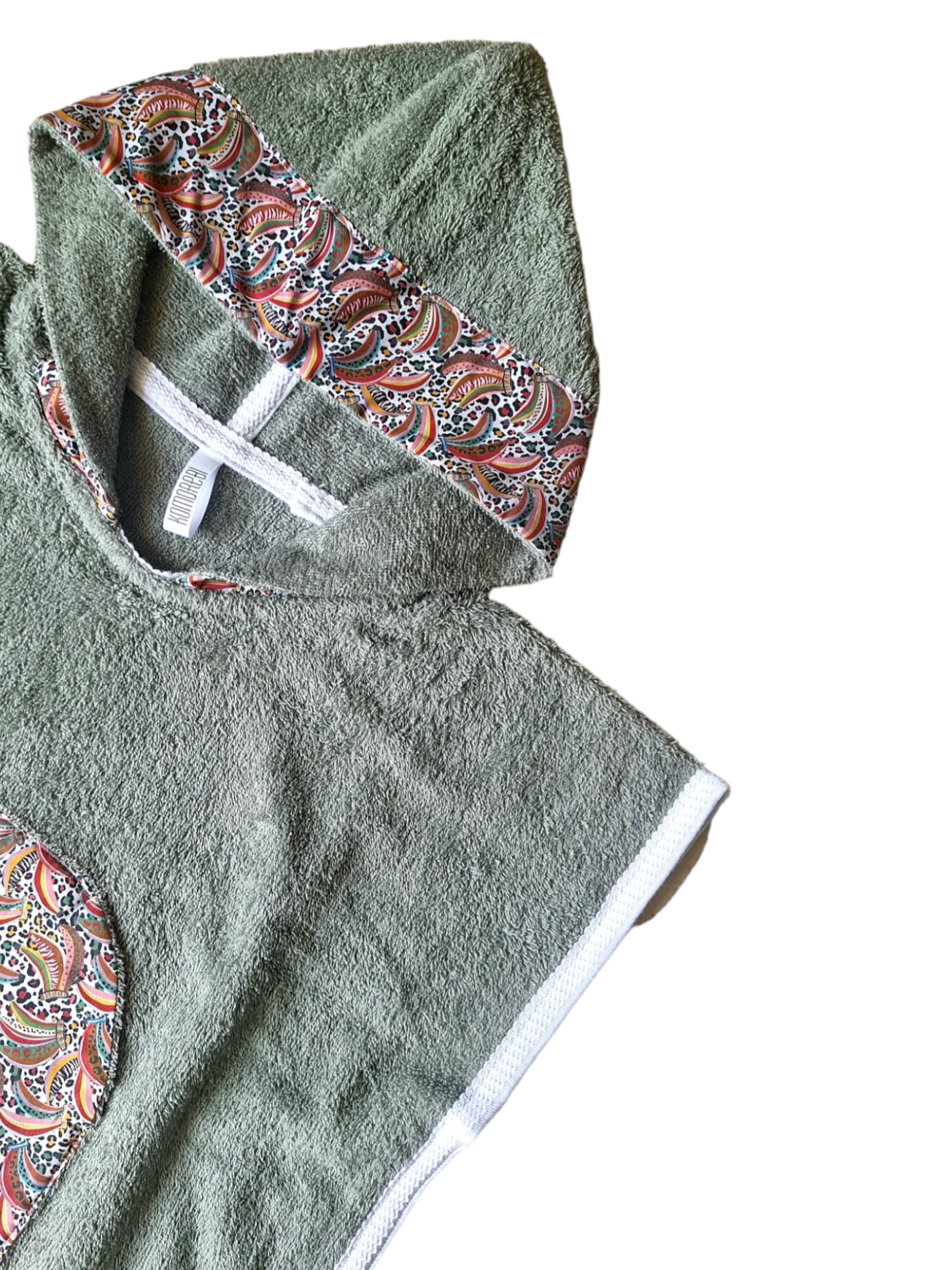 Kids jungle beach poncho