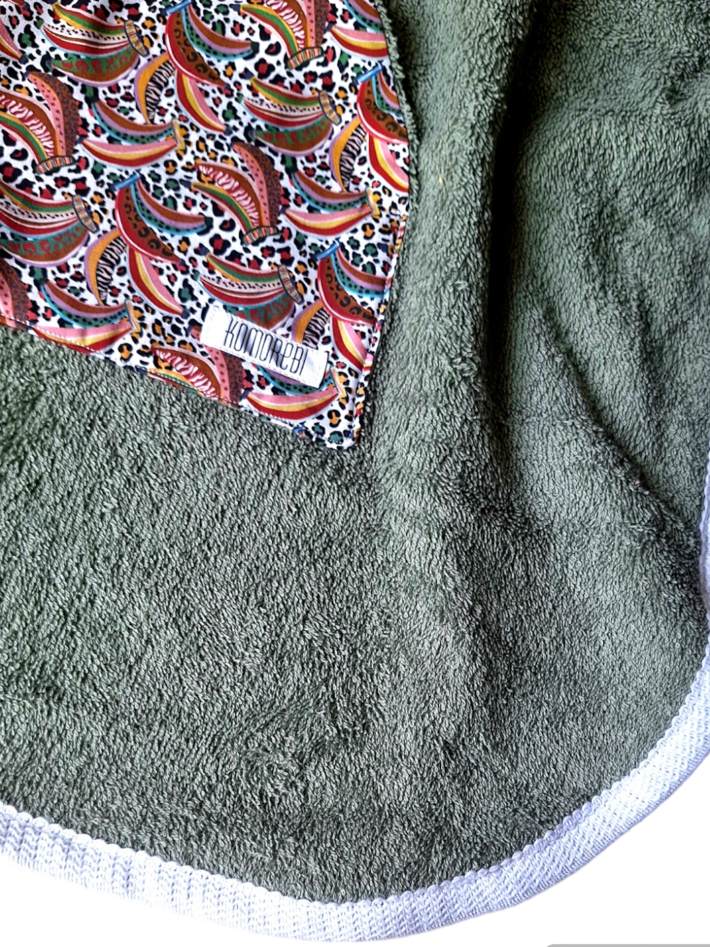 Kids jungle beach poncho