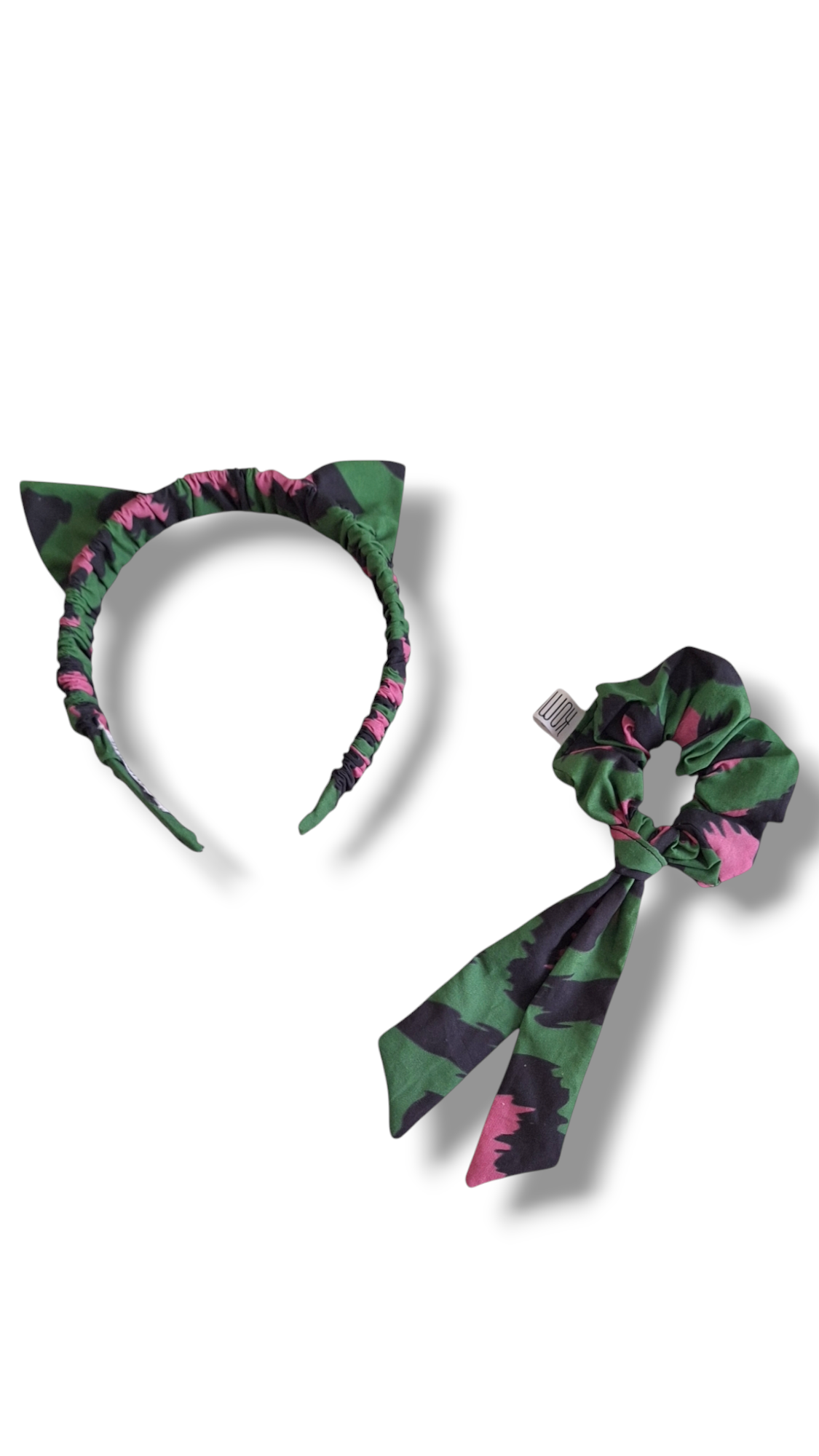 Meow headband with scrunchie set